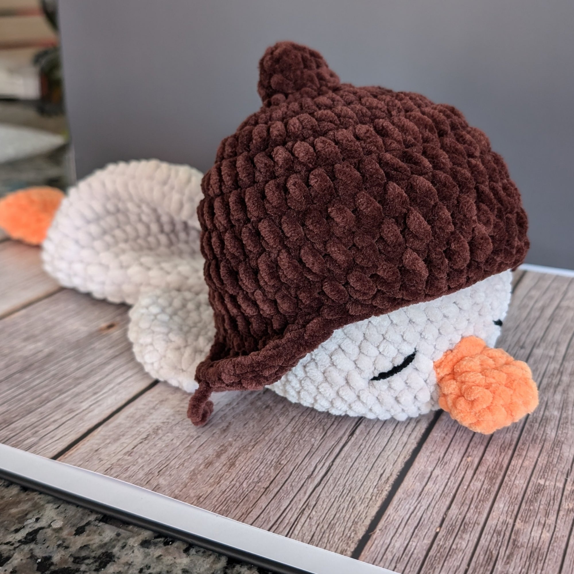 Plumeau, le tendre compagnon de Plumette 💙 (Format moyen)