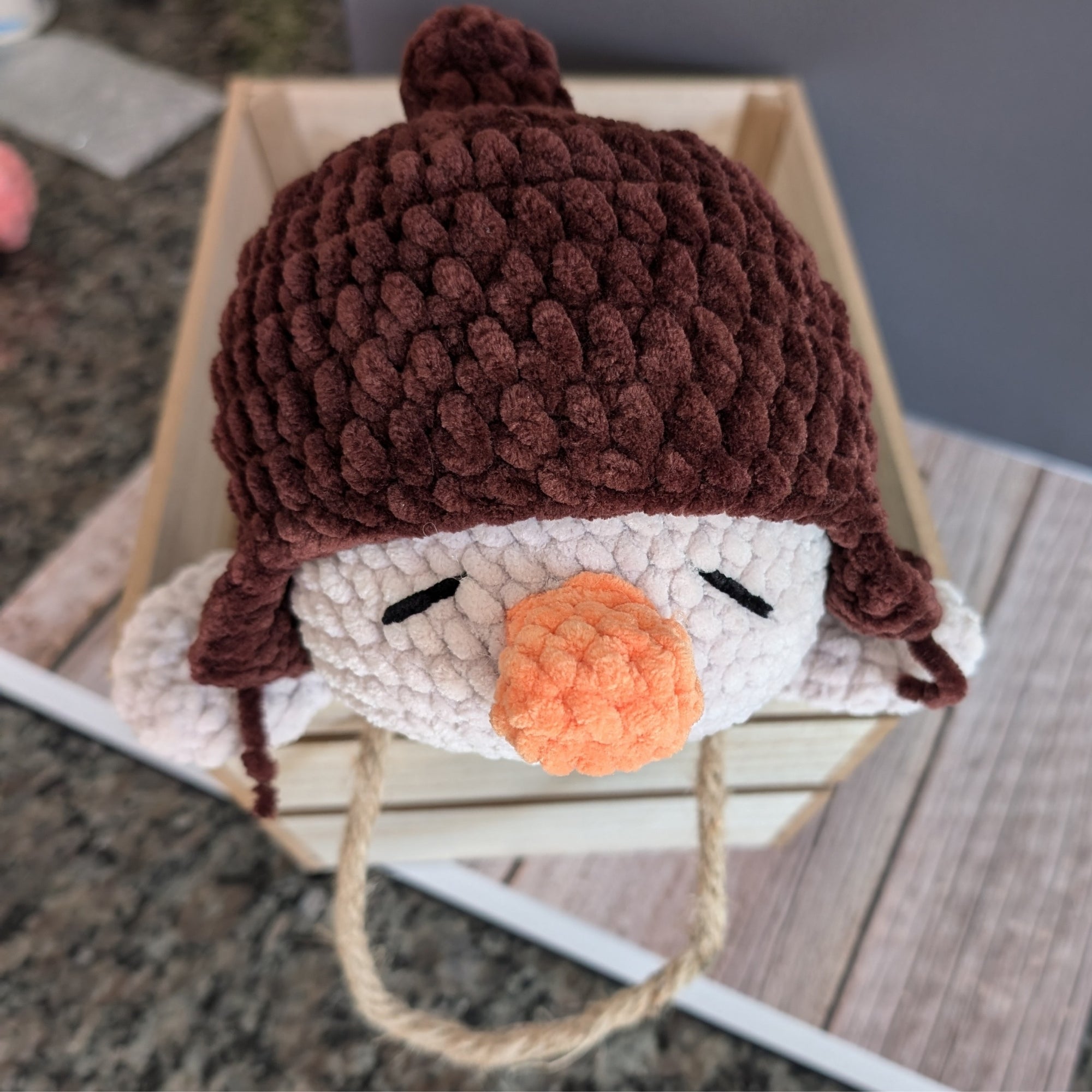 Plumeau, le tendre compagnon de Plumette 💙 (Format moyen)