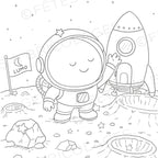 Mission Planète Lune - Activité créative (PDF imprimable)