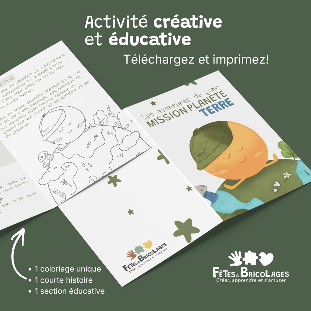 Mission Planète Terre - Activité créative (PDF imprimable)