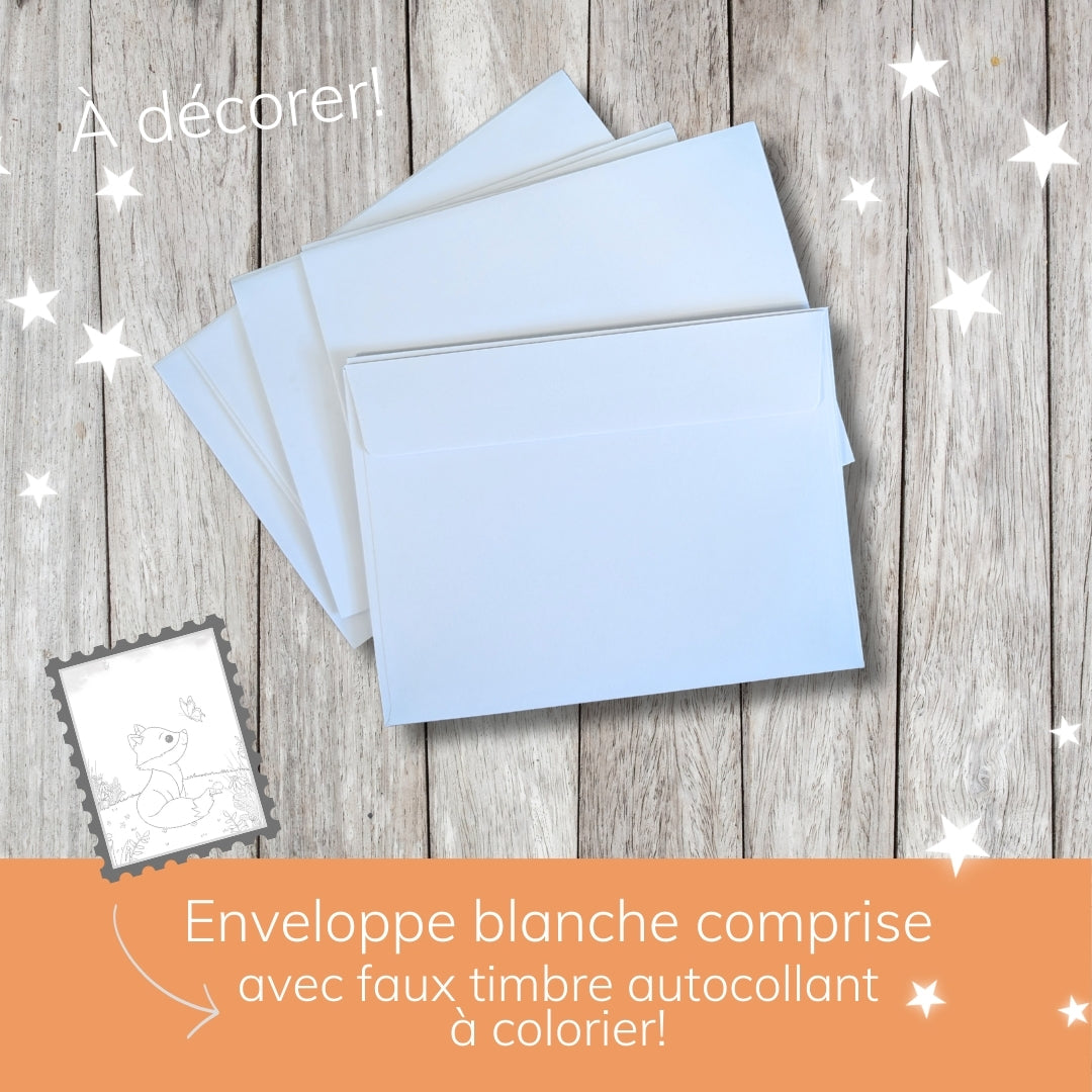 Invitation anniversaire - Thème Renard